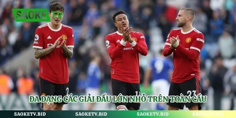Đa dạng các giải đấu lớn nhỏ trên toàn cầu 