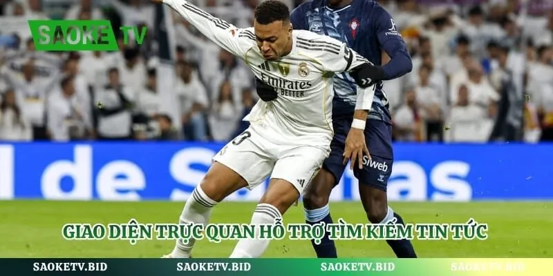 Bảng Xếp Hạng - Cập Nhật Thứ Hạng Bóng Đá Hôm Nay | Hình số 4 Giao diện trực quan hỗ trợ tìm kiếm tin tức vô cùng dễ dàng